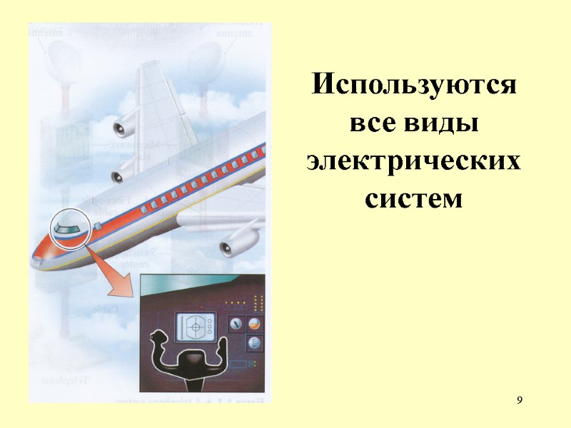 9 Используются все виды электрических систем